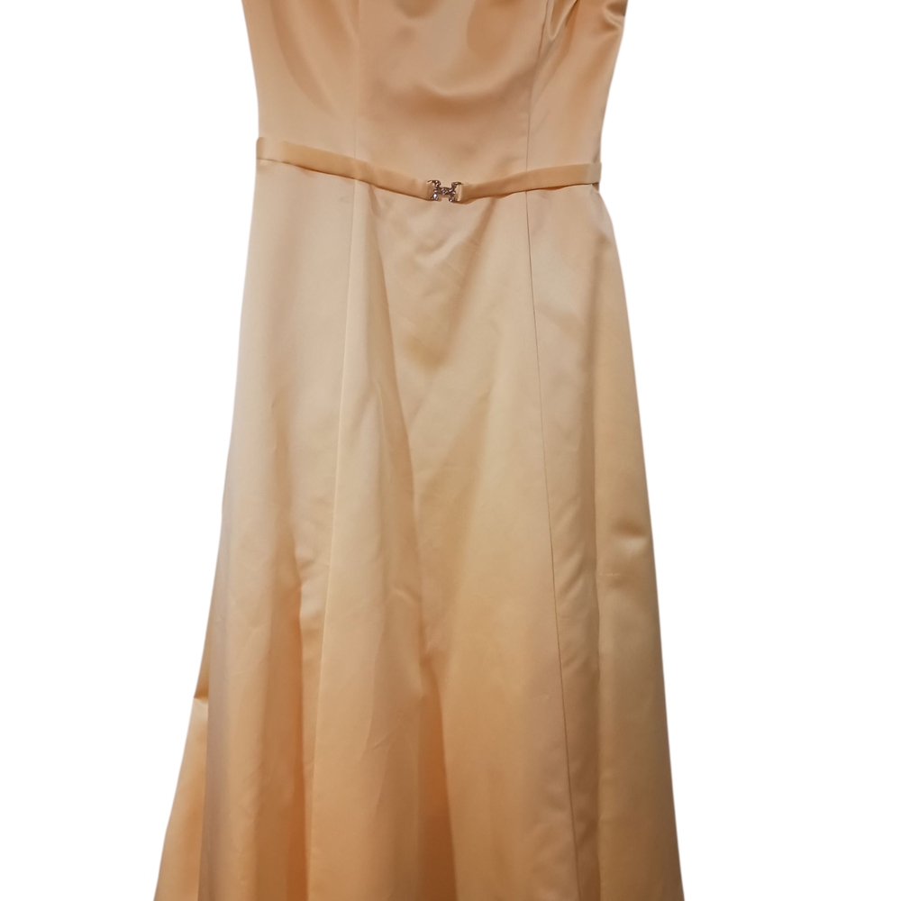 Michaelangelo Cream Satin Dress